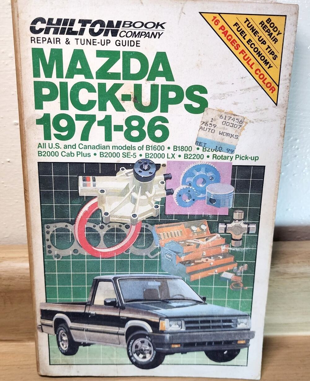Mazda Pick-Ups 1971-86 Chilton Repair Manual Tune-Up Guide 1986 Paperback